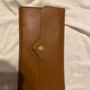 Brown leather wallet
